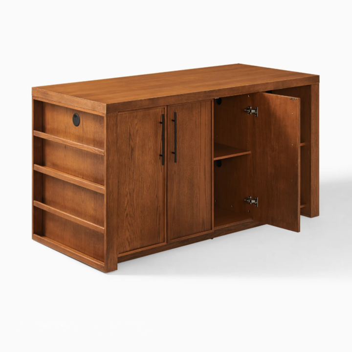 AURELA American Solid Wood Kitchen Island Cabinet - Urban Mood Singapore