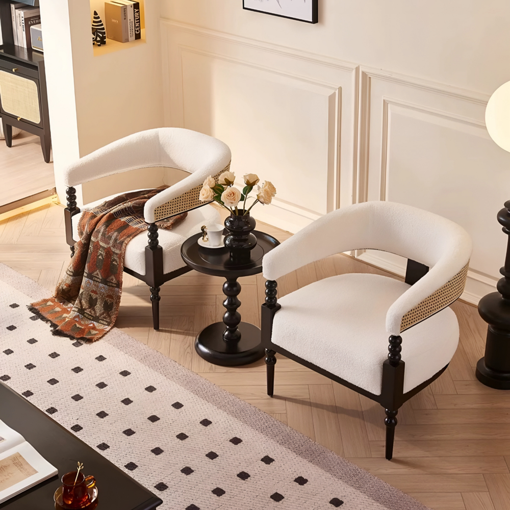 AURELIS Modern Rattan Lounge Chair - Urban Mood Singapore