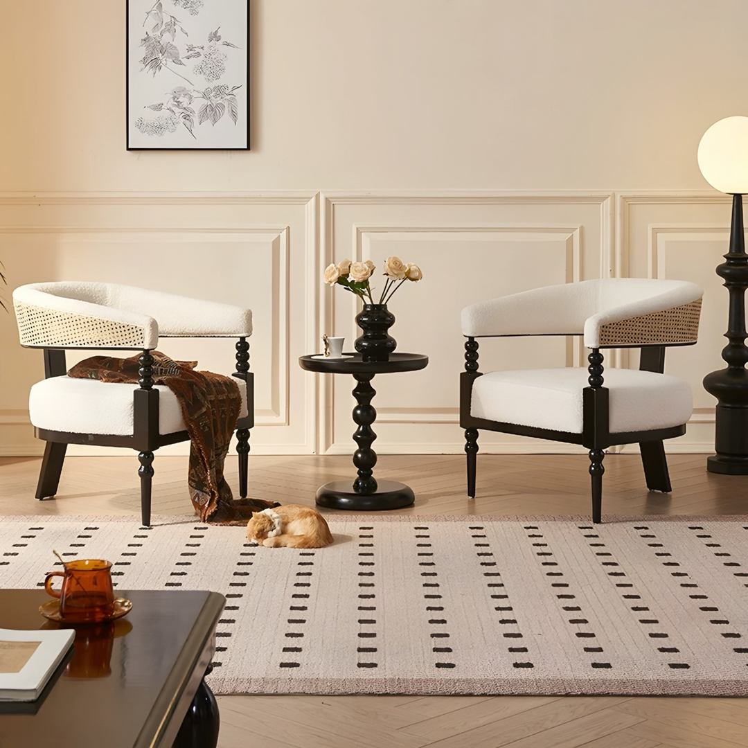 AURELIS Modern Rattan Lounge Chair - Urban Mood Singapore
