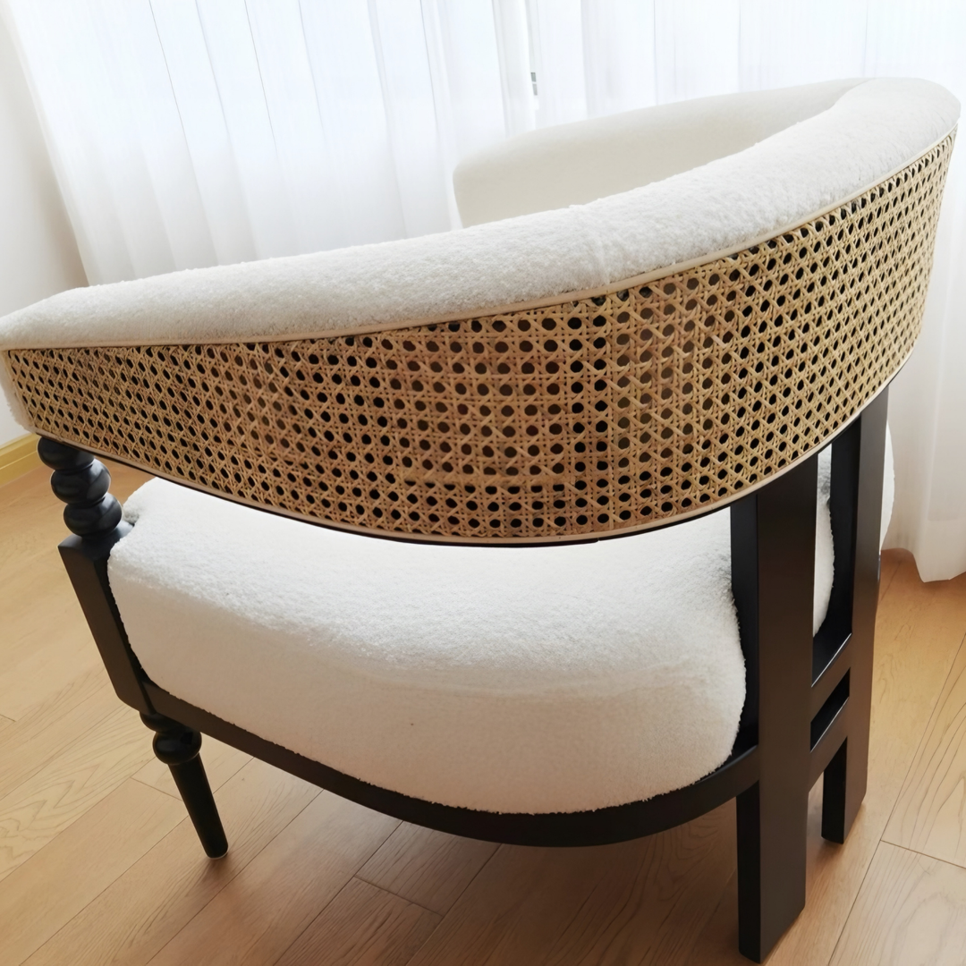 AURELIS Modern Rattan Lounge Chair - Urban Mood Singapore