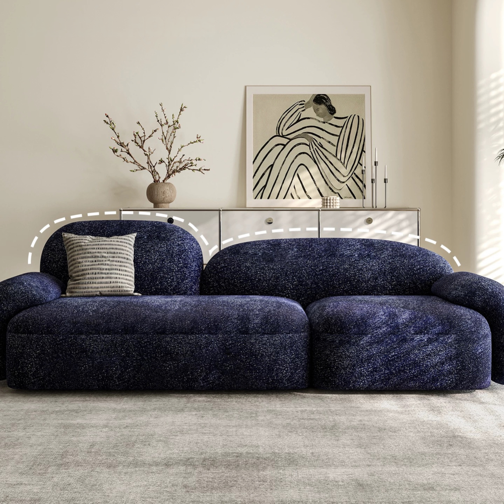 AUREVIA Modern Fabric Sofa - Urban Mood Singapore