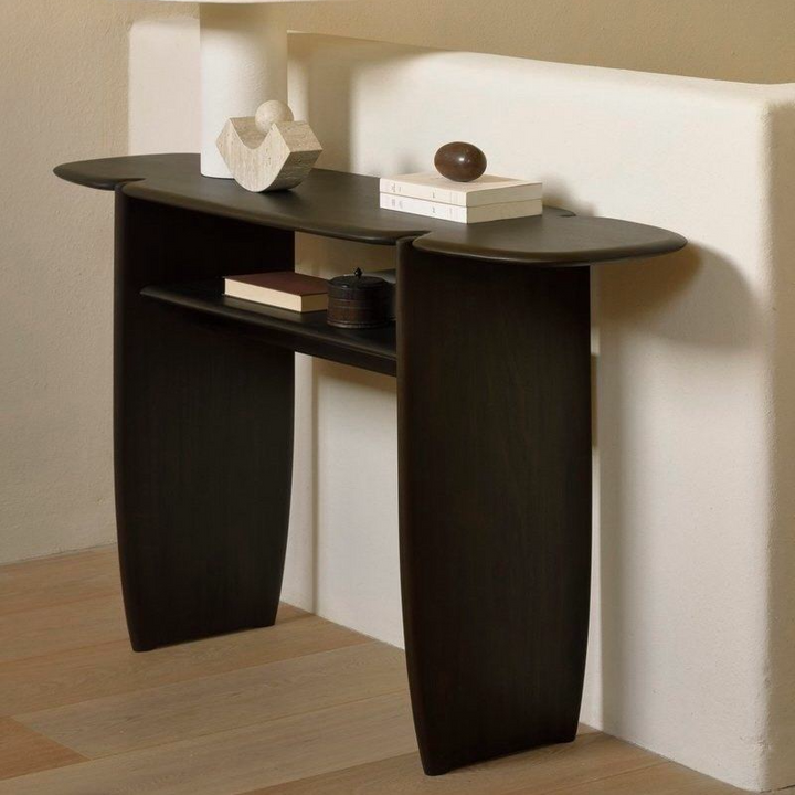 AURION Modern Solid Wood Console Table - Urban Mood Singapore