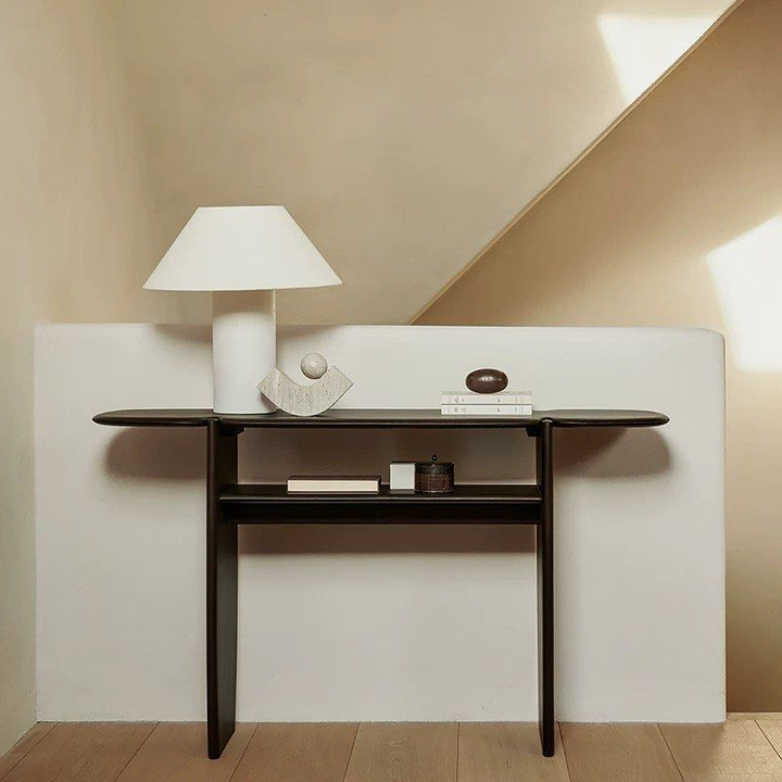 AURION Modern Solid Wood Console Table - Urban Mood Singapore