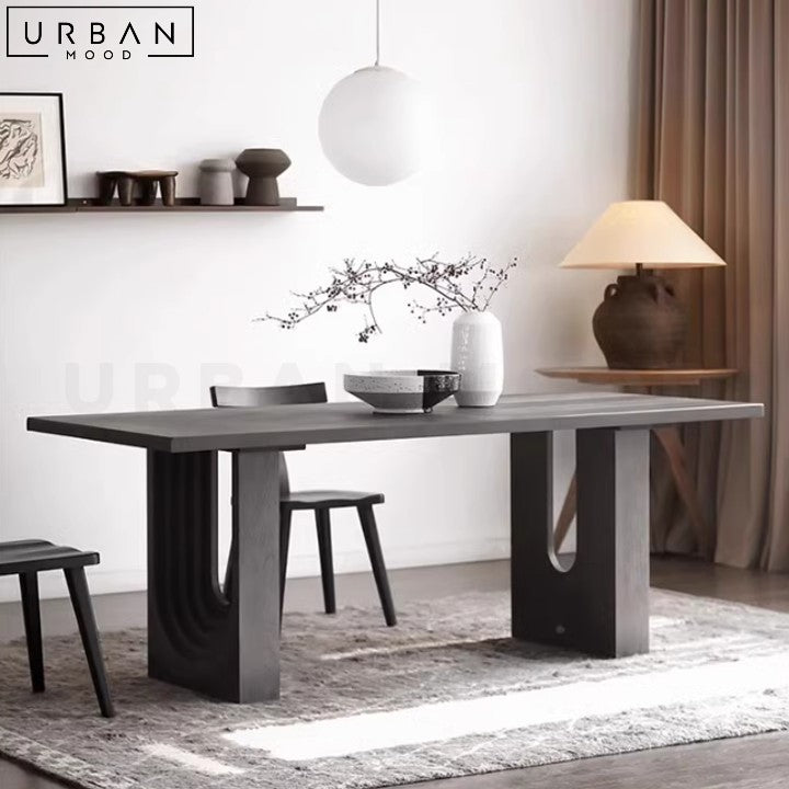 AVALOS Modern Solid Wood Dining Table