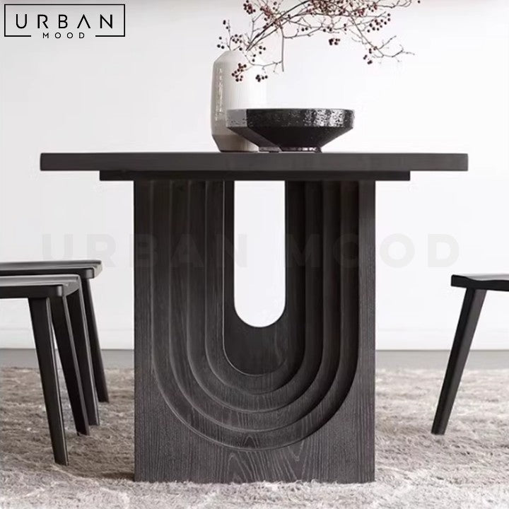 AVALOS Modern Solid Wood Dining Table