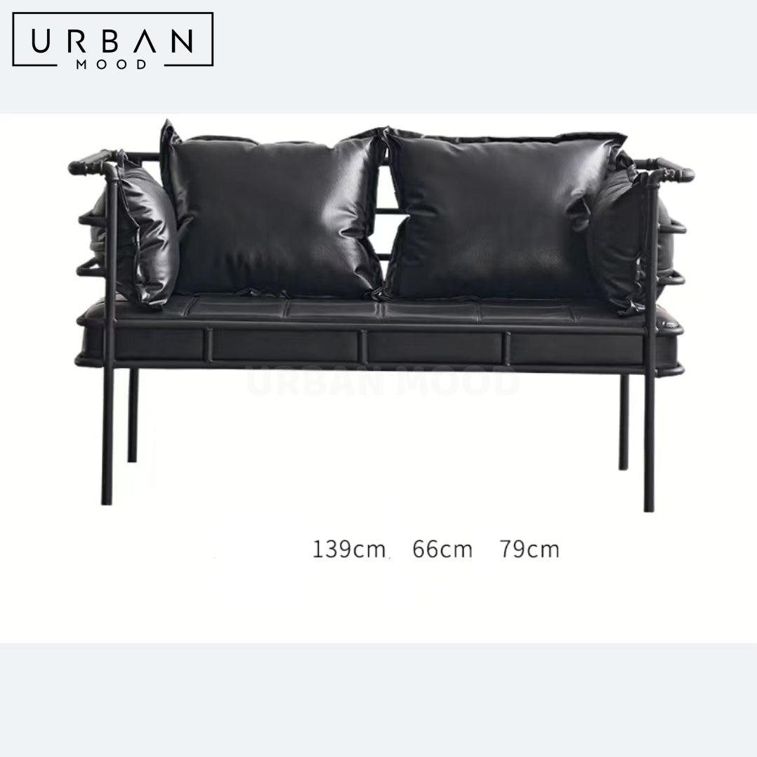 AVANT Industrial Leather Armchair