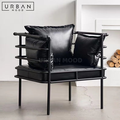 AVANT Industrial Leather Armchair