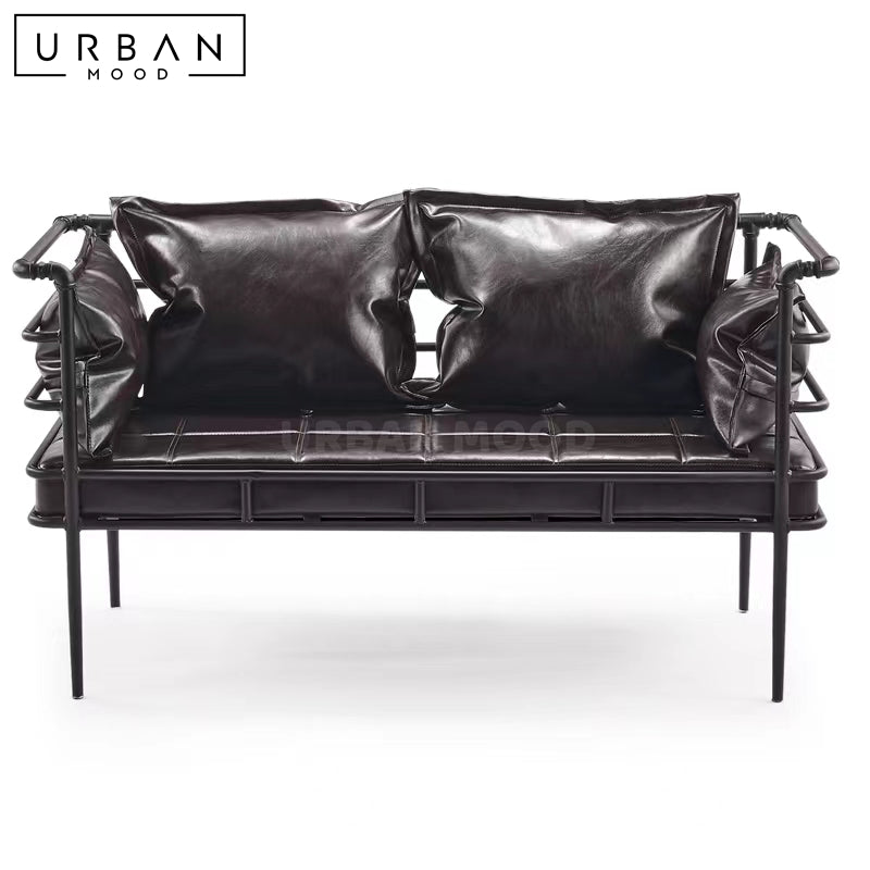 AVANT Industrial Leather Armchair