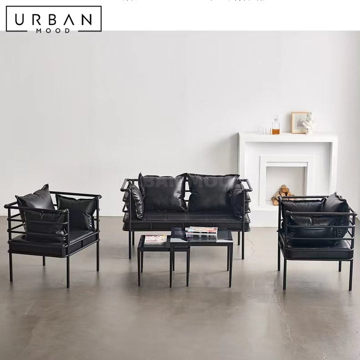 AVANT Industrial Leather Armchair