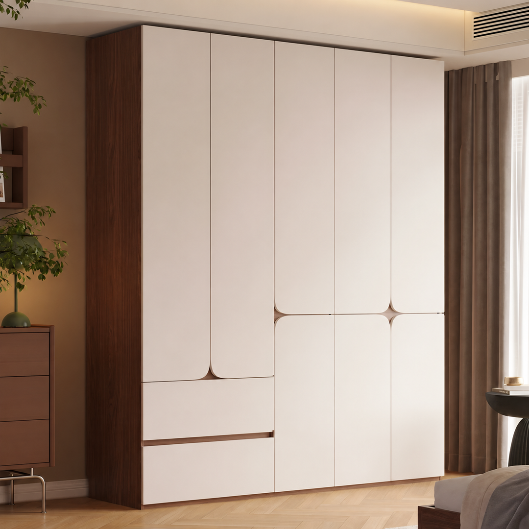 AVIRO Modern Solid Wood Wardrobe - Urban Mood Singapore