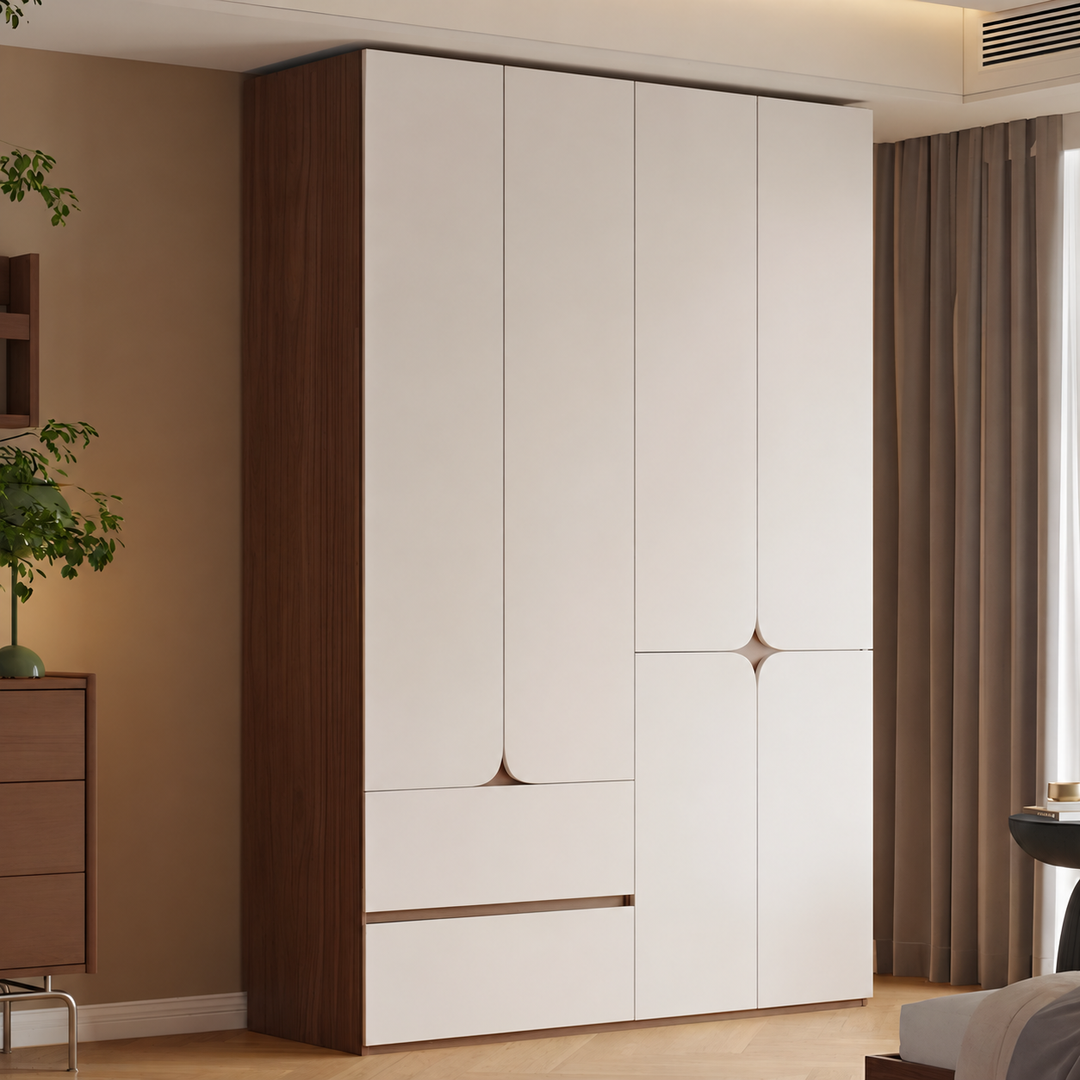 AVIRO Modern Solid Wood Wardrobe - Urban Mood Singapore