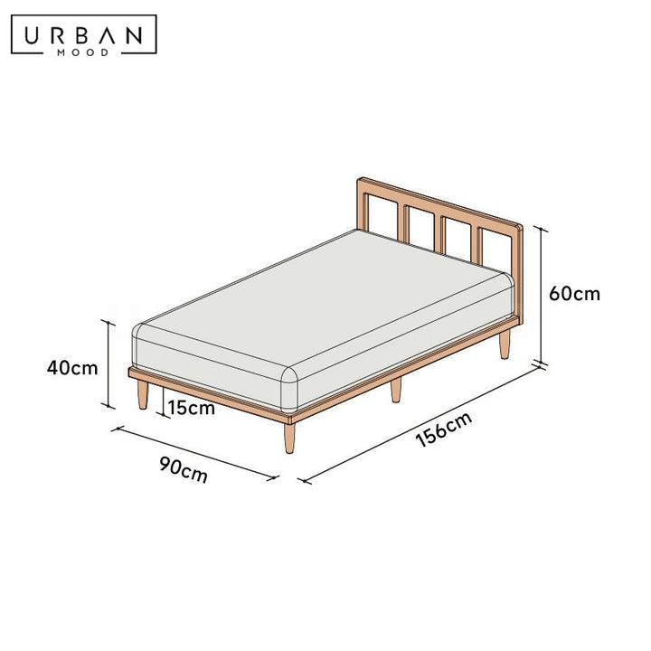 AVO Japandi Fabric Sofa