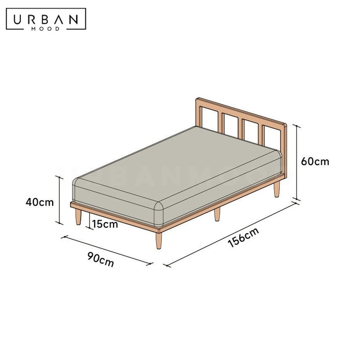 AVO Japandi Fabric Sofa