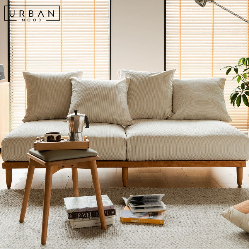 AVO Japandi Fabric Sofa