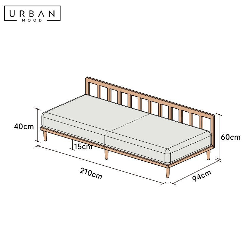 AVO Japandi Fabric Sofa