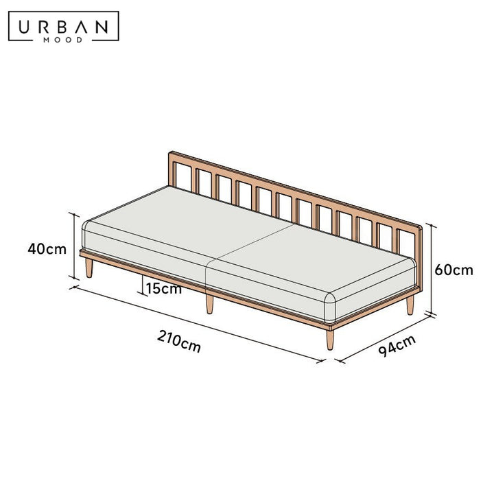 AVO Japandi Fabric Sofa
