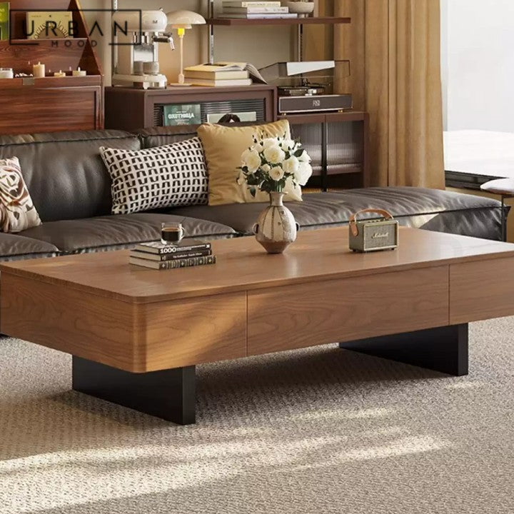AWAY Modern Solid Wood Coffee Table