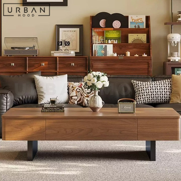 AWAY Modern Solid Wood Coffee Table