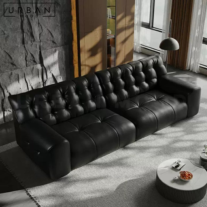 AWA Modern Genuine Leather Sofa