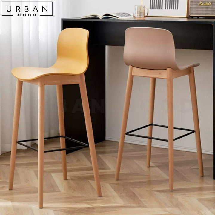 AXARA Scandinavian Bar Chair