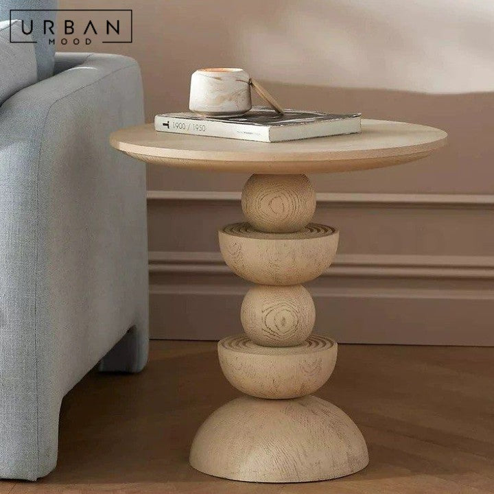 AYMAN Modern Solid Wood Side Table