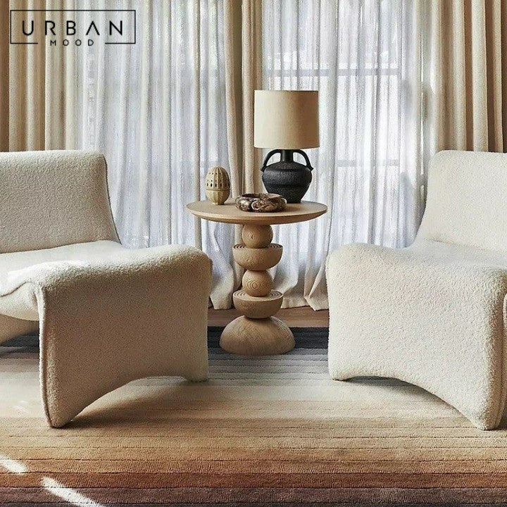 AYMAN Modern Solid Wood Side Table