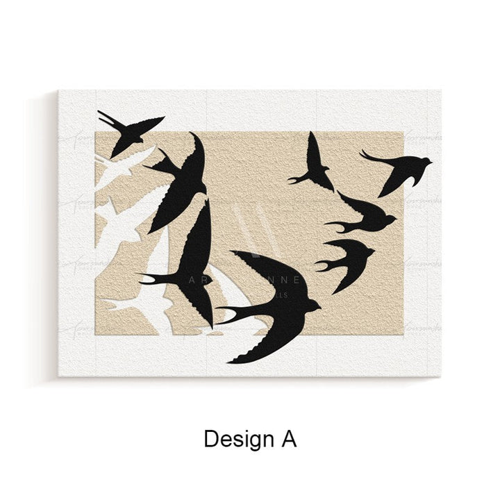 Migration Modern 3D Wall Art