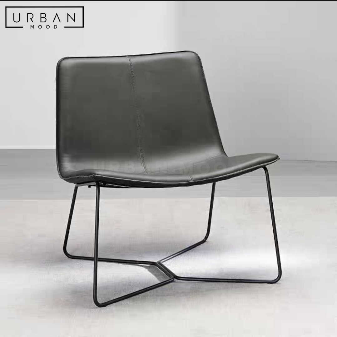 AHTON Modern Leather Leisure Chair