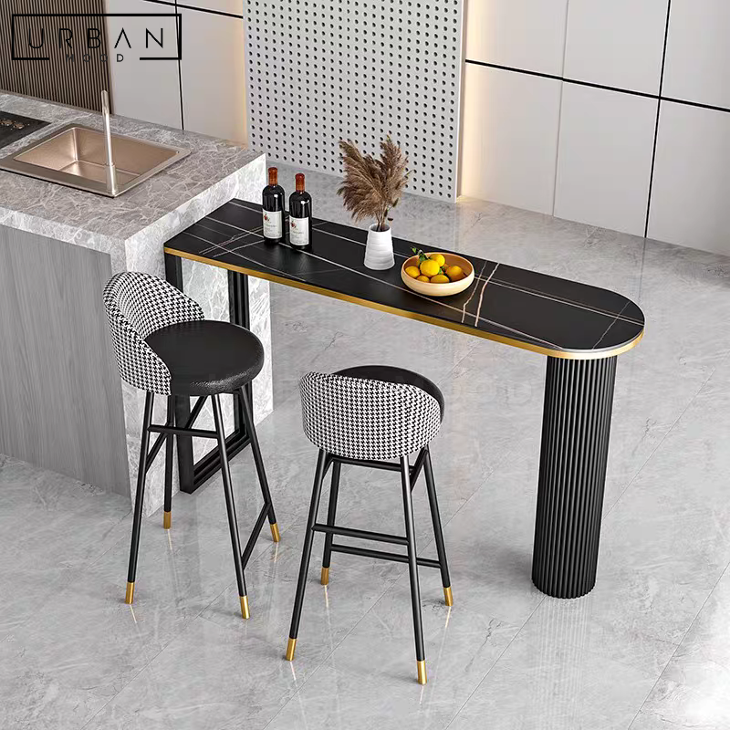 AMORI Modern Sintered Stone Bar Table