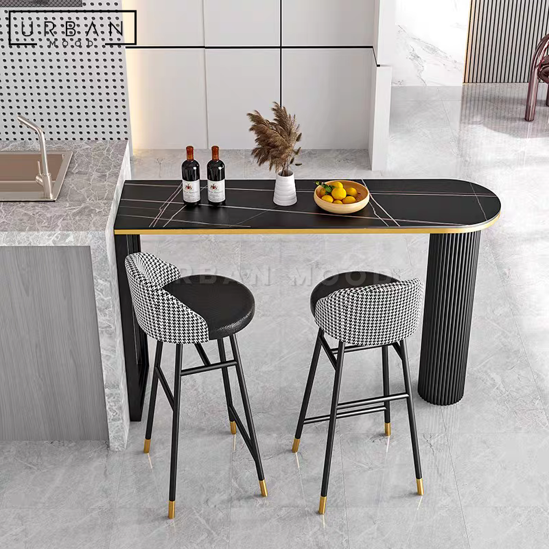 AMORI Modern Sintered Stone Bar Table