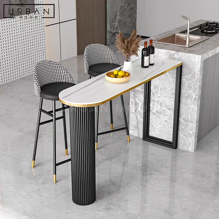 AMORI Modern Sintered Stone Bar Table