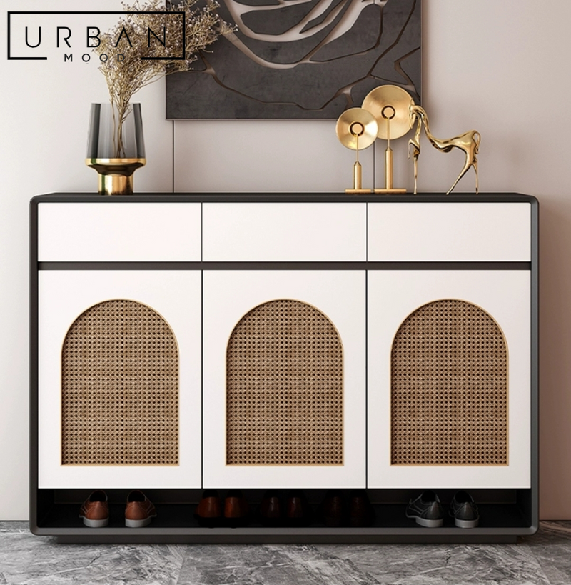 Rustic shoe cabinet deals