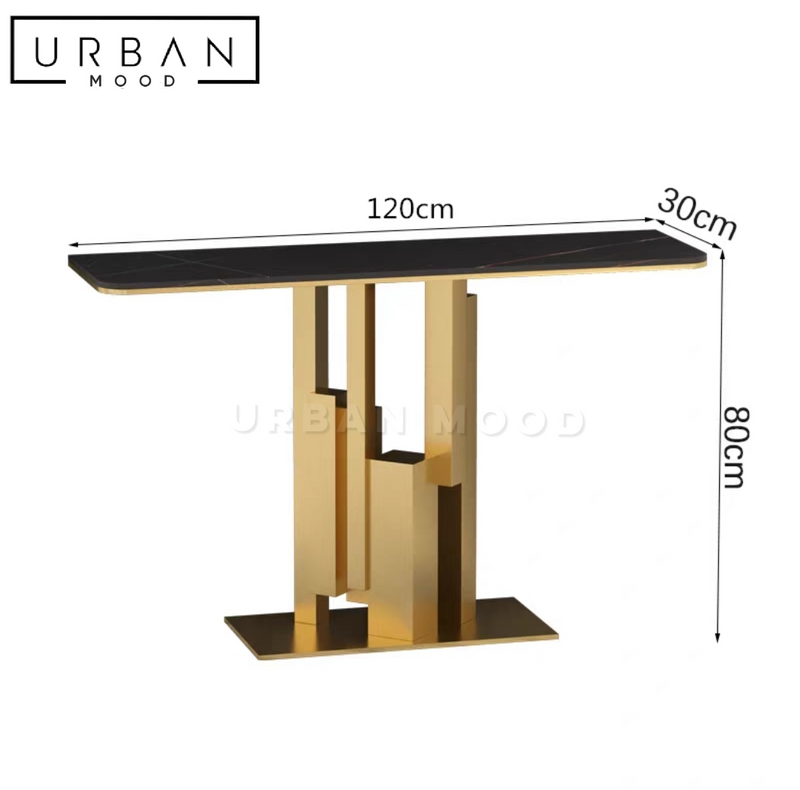 ANTOINE Modern Sintered Stone Console Table