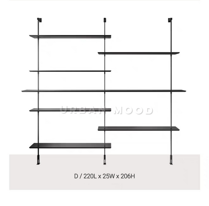 ARISTOTE Modern Solid Wood Shelf