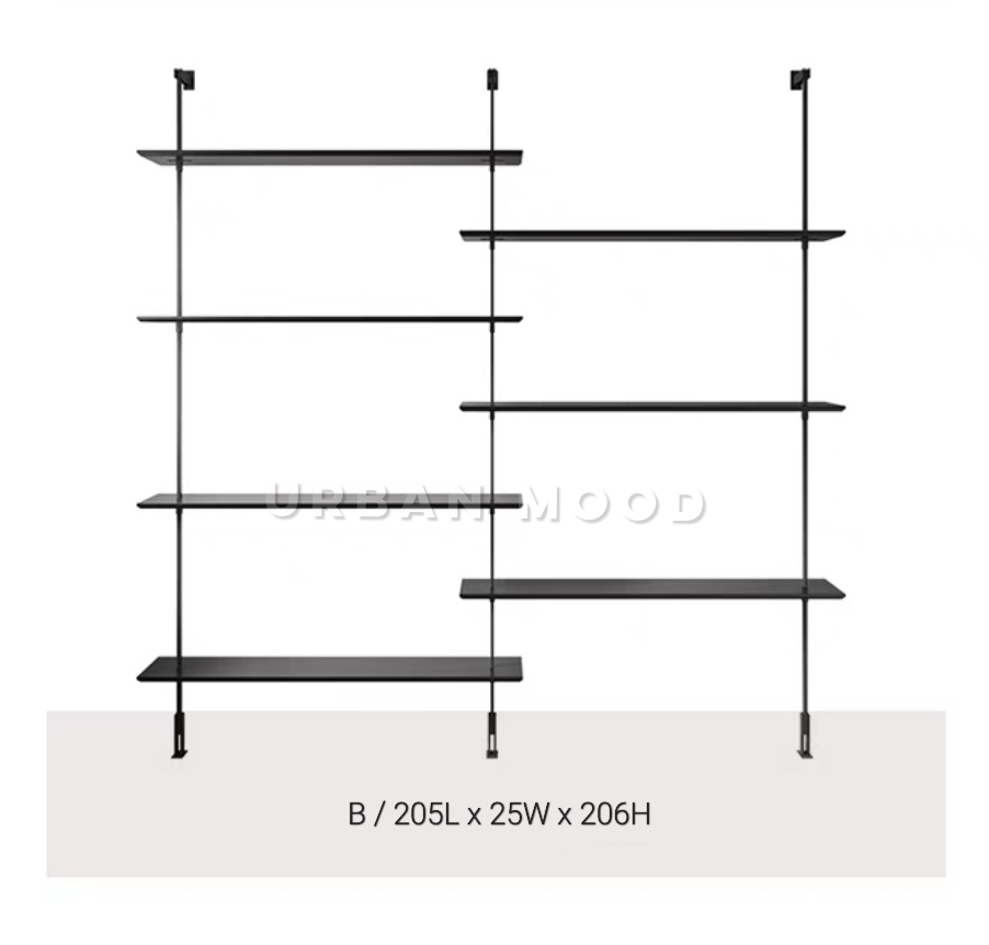 ARISTOTE Modern Solid Wood Shelf