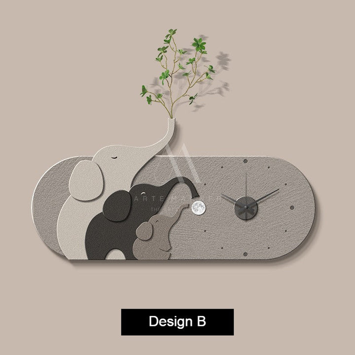 Kinfolk 3D Wall Art Clock