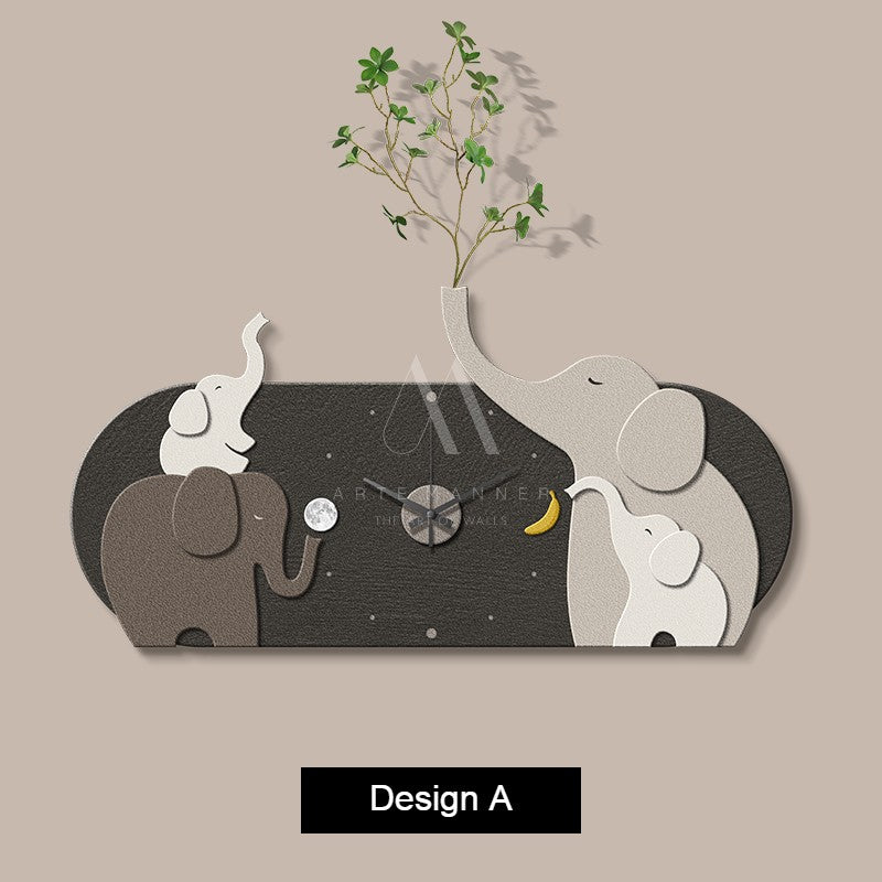 Kinfolk 3D Wall Art Clock