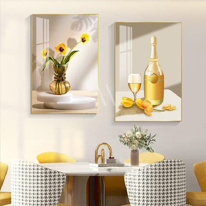 Electric Trees Modern Wall Art