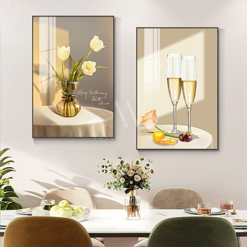 Electric Trees Modern Wall Art