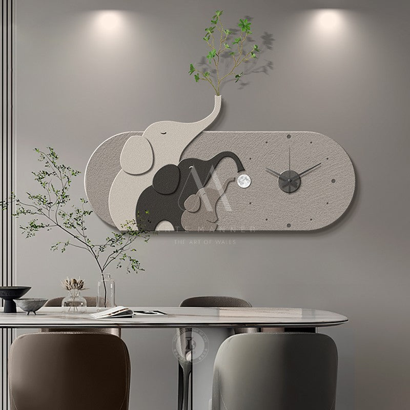 Kinfolk 3D Wall Art Clock