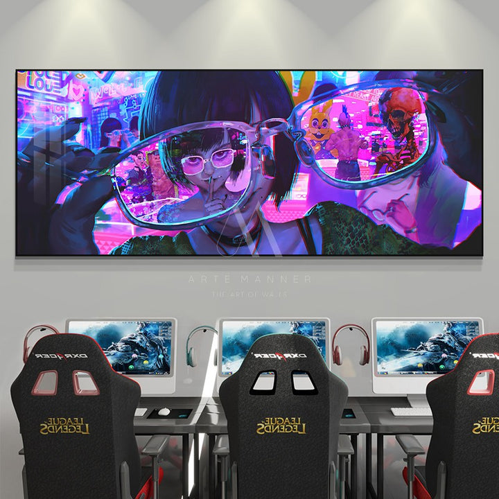 Multiverse Cyberpunk Wall Art