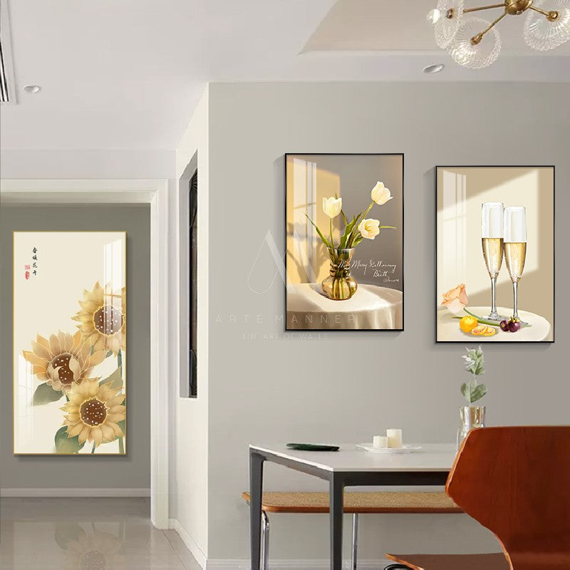 Electric Trees Modern Wall Art
