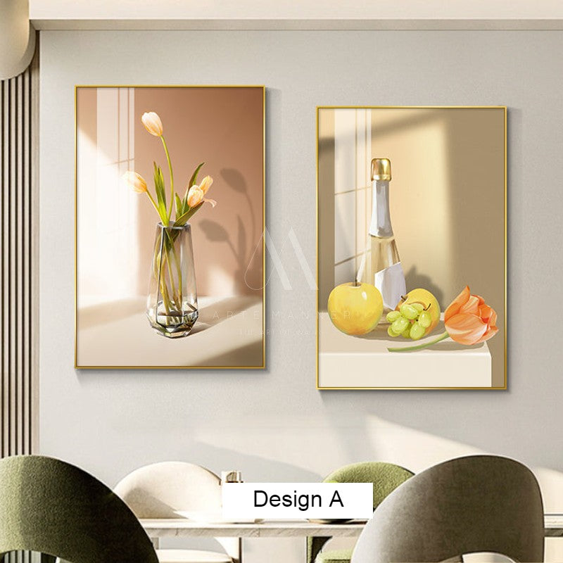 Electric Trees Modern Wall Art