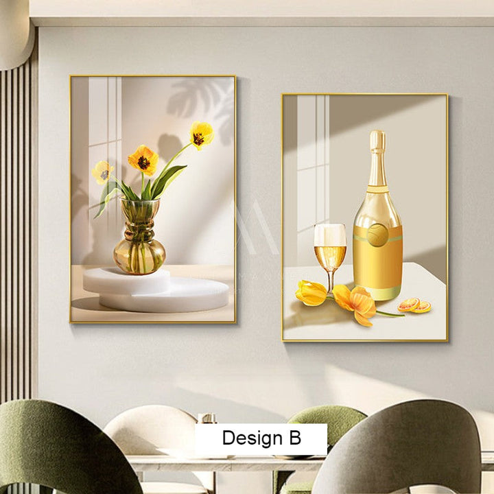 Electric Trees Modern Wall Art