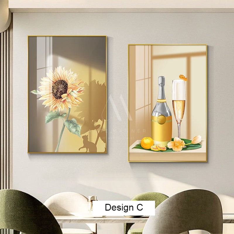 Electric Trees Modern Wall Art