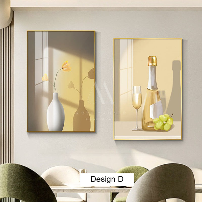 Electric Trees Modern Wall Art