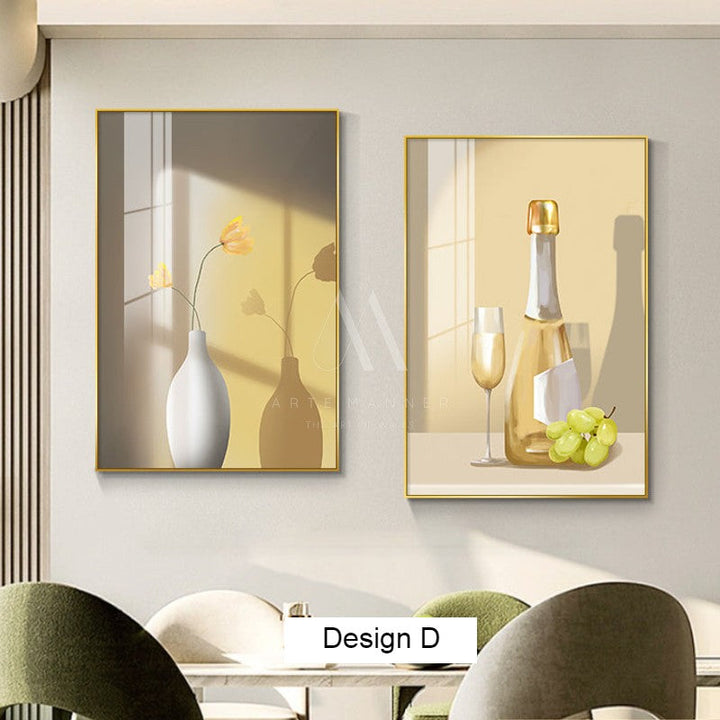 Electric Trees Modern Wall Art