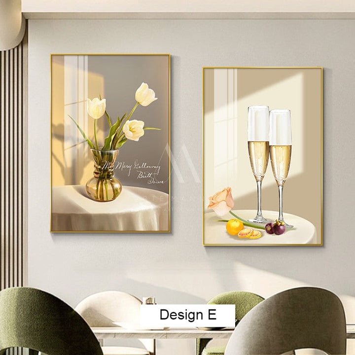 Electric Trees Modern Wall Art