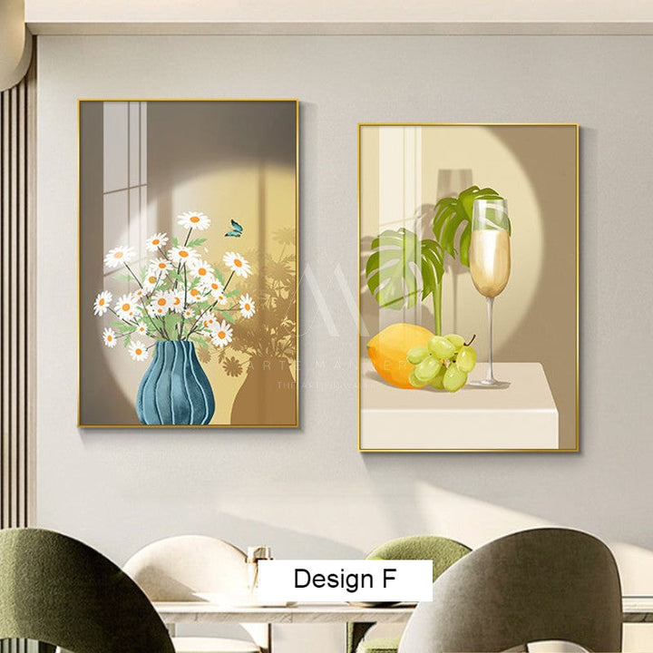 Electric Trees Modern Wall Art