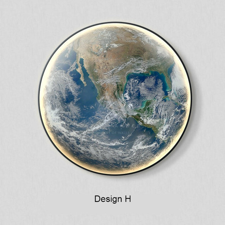 Warning From Nature Modern LED Wall Art